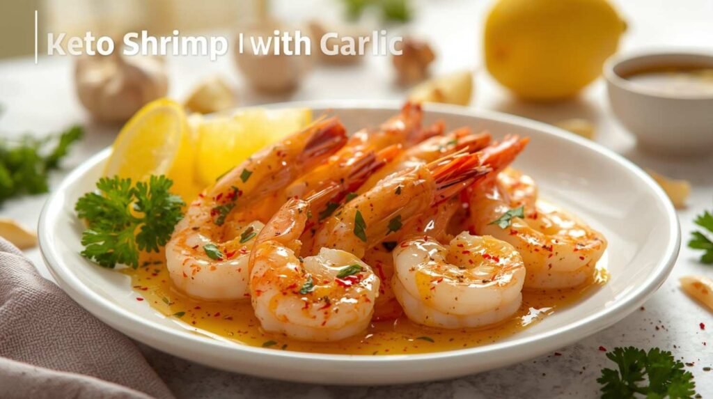 Keto Shrimp with Lemon & Garlic