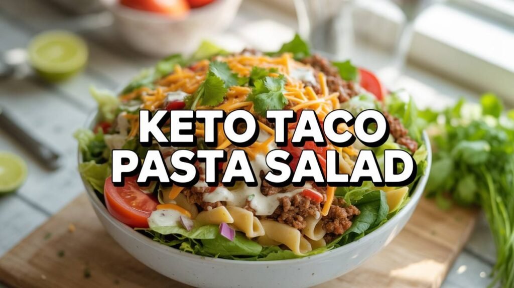Keto Taco Pasta Salad