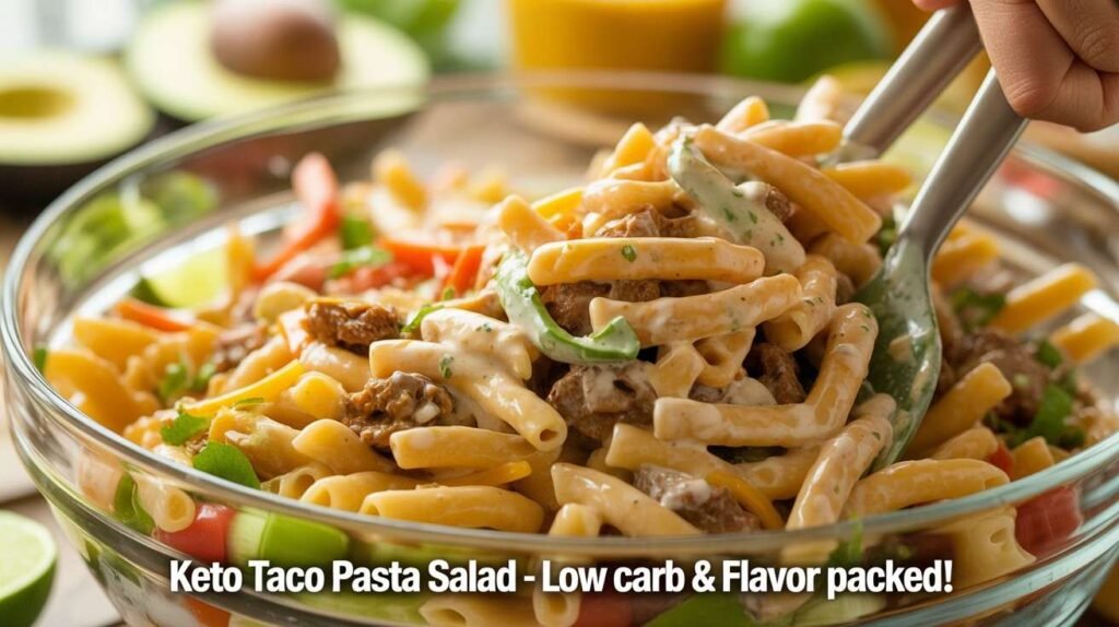 Keto Taco Pasta Salad