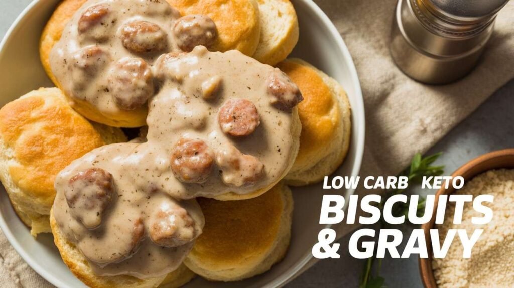 Keto Biscuits and Gravy