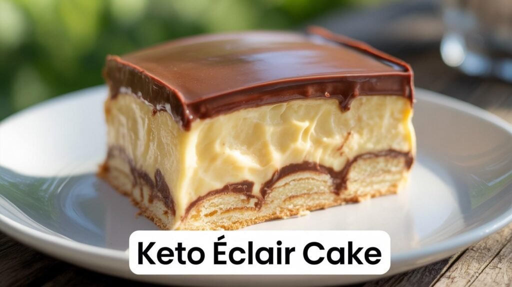 Keto Eclair Cake
