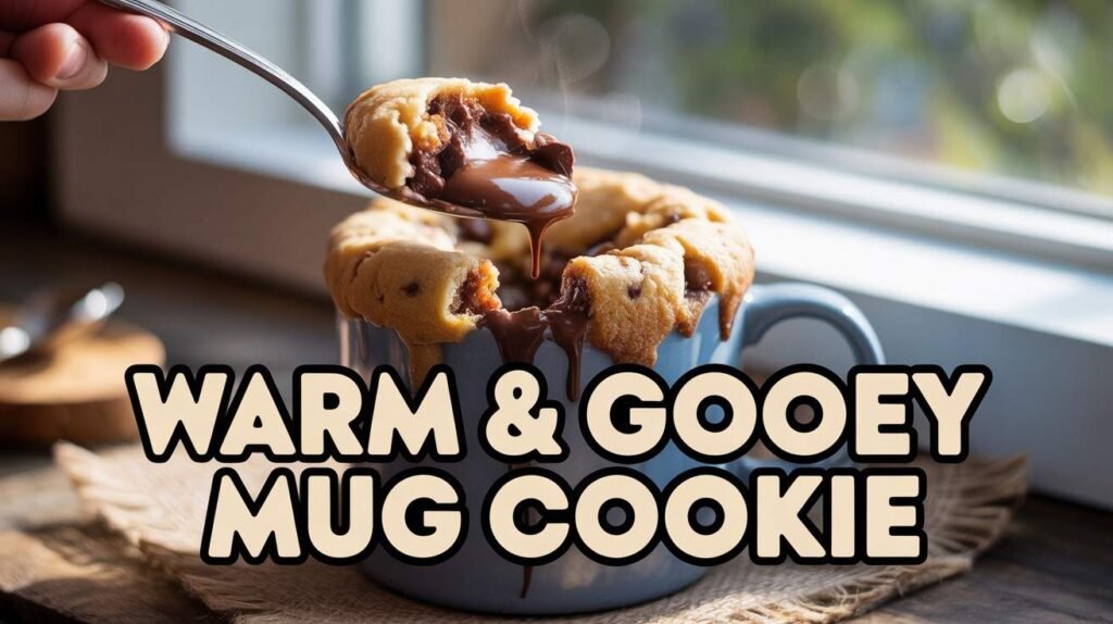 Chocolate Chip Cookie Mug Cake