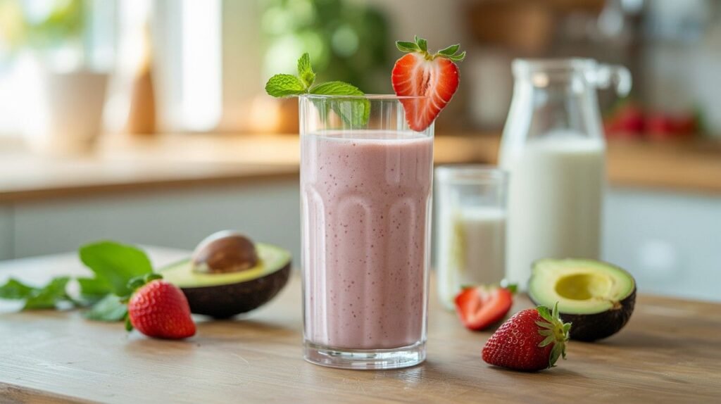Strawberry Keto Smoothie Recipe