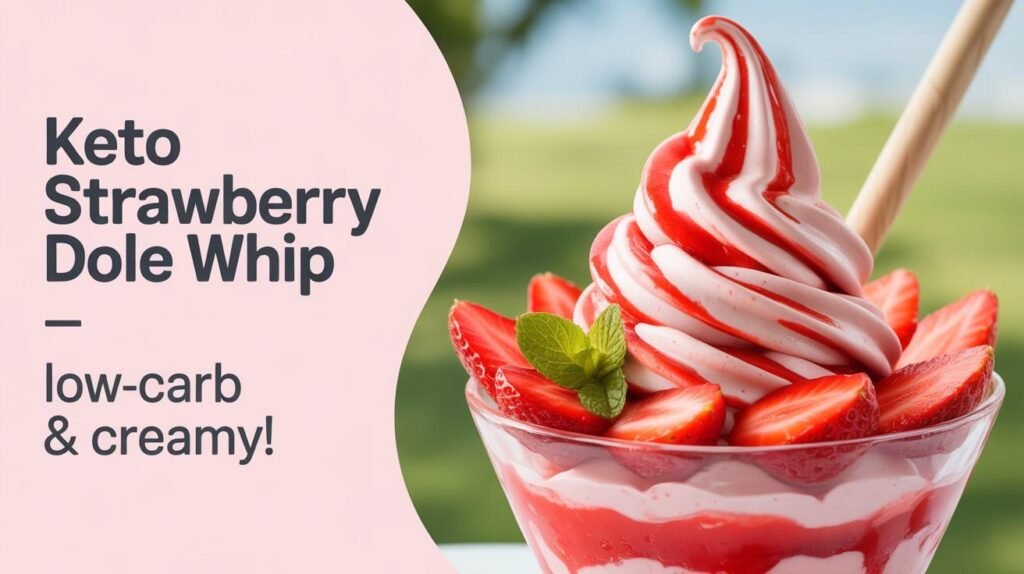 Keto Strawberry Dole Whip
