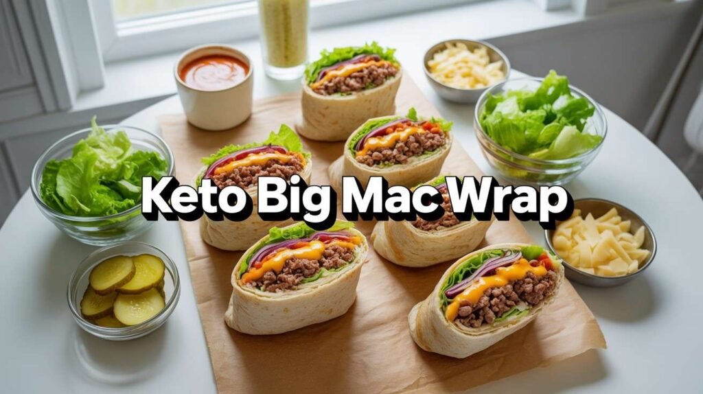 Keto Big Mac Wrap