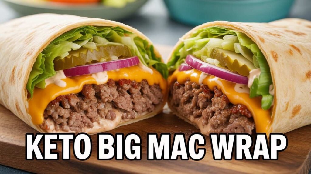 Keto Big Mac Wrap