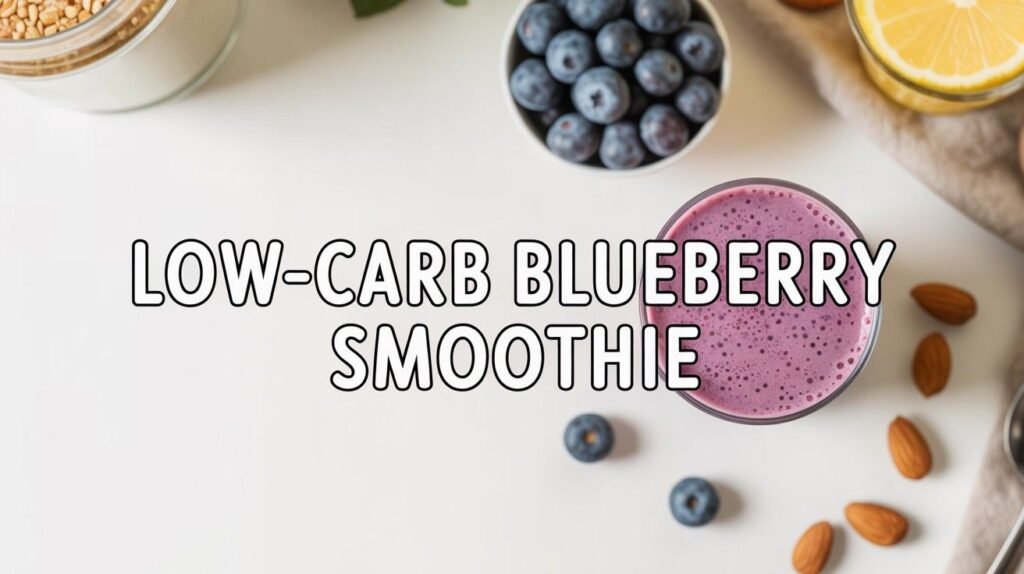 Keto Blueberry Almond Smoothie