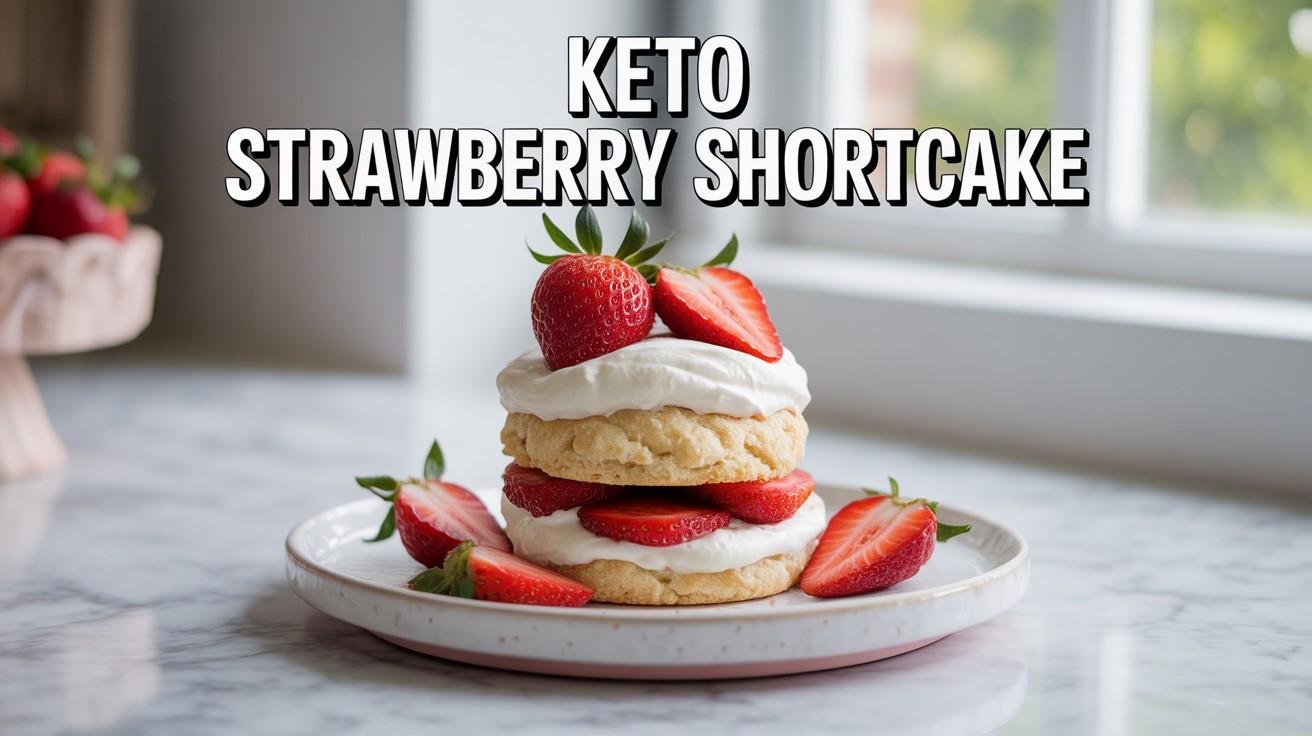 Keto Strawberry Shortcake