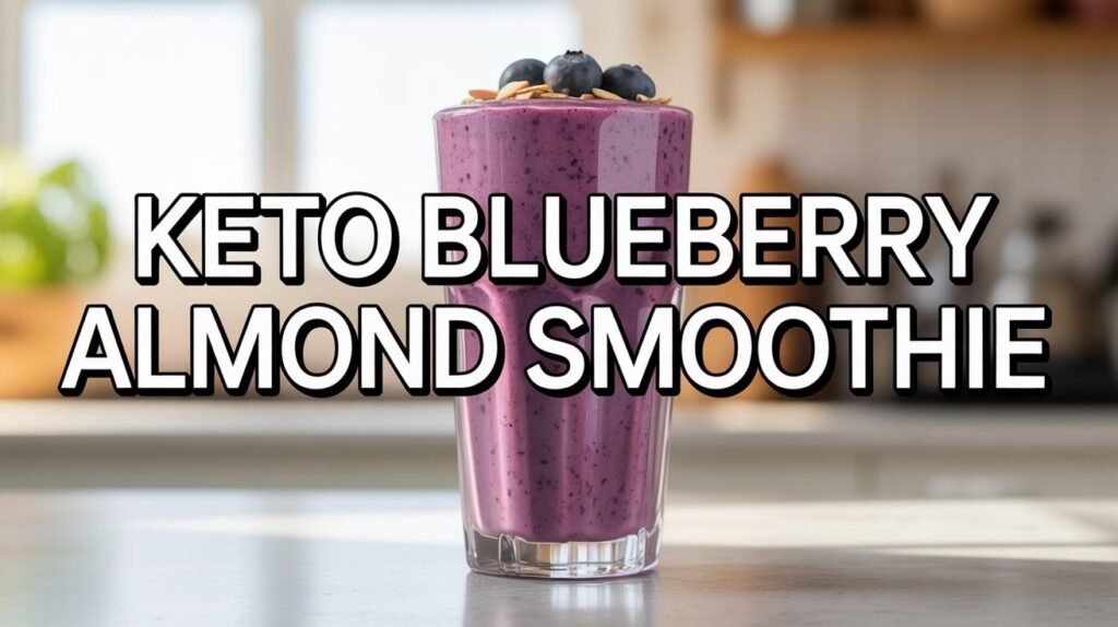 Keto Blueberry Almond Smoothie