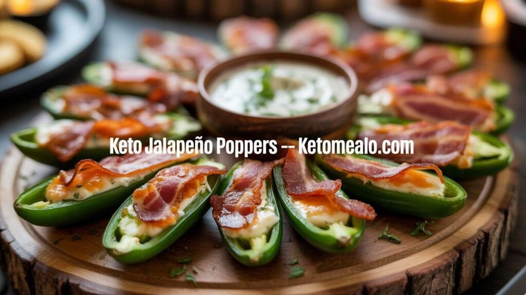Keto Jalapeño Poppers