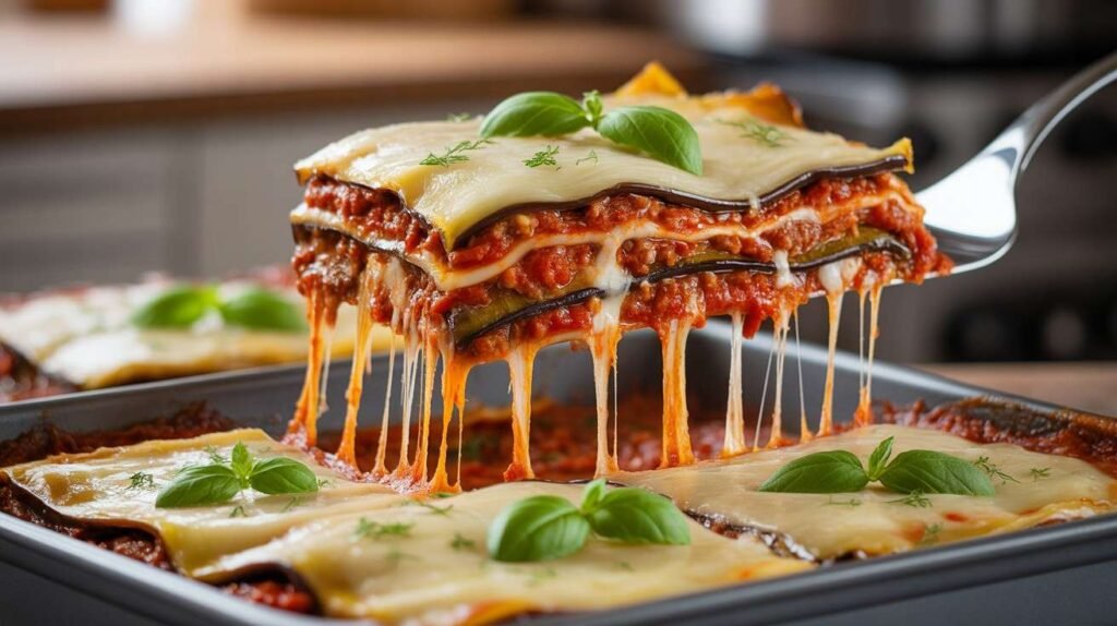 Keto Eggplant Lasagna