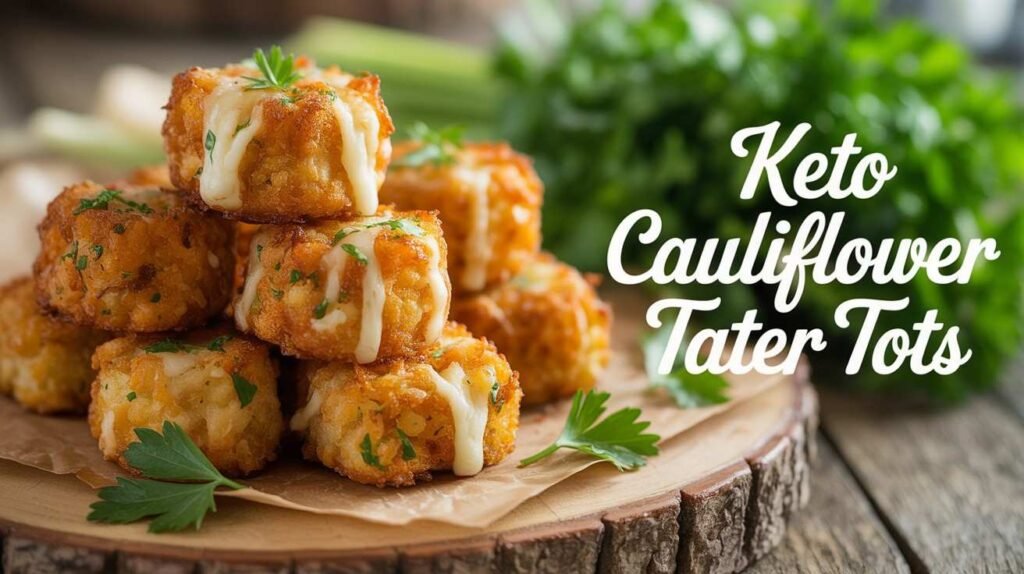 Keto Cauliflower Tater Tots