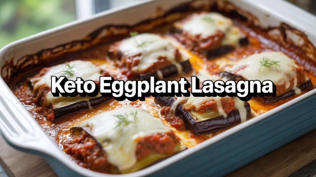 Keto Eggplant Lasagna