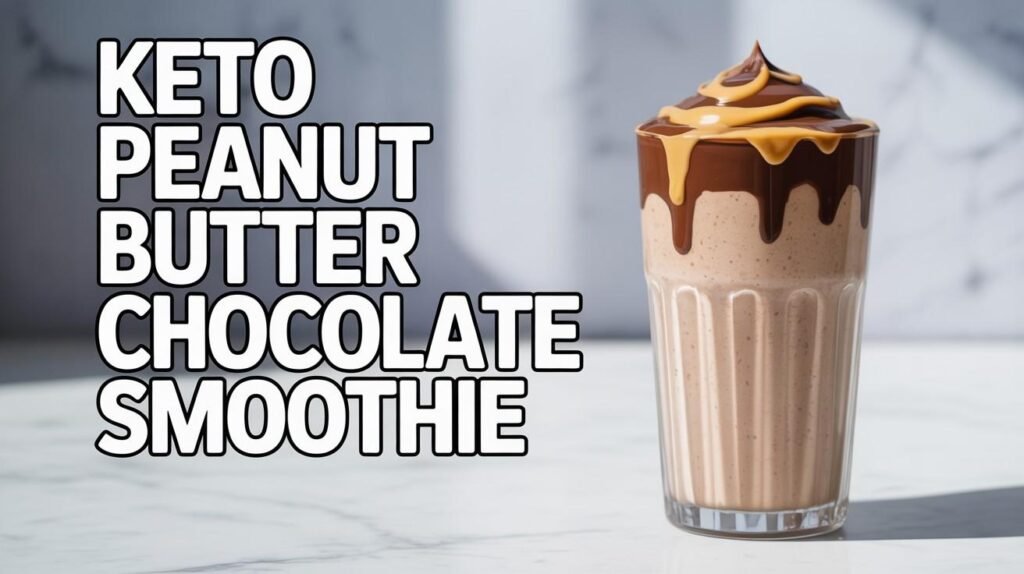 Keto Peanut Butter Chocolate Smoothie
