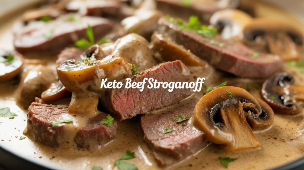 Keto Beef Stroganoff