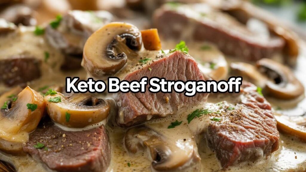 Keto Beef Stroganoff