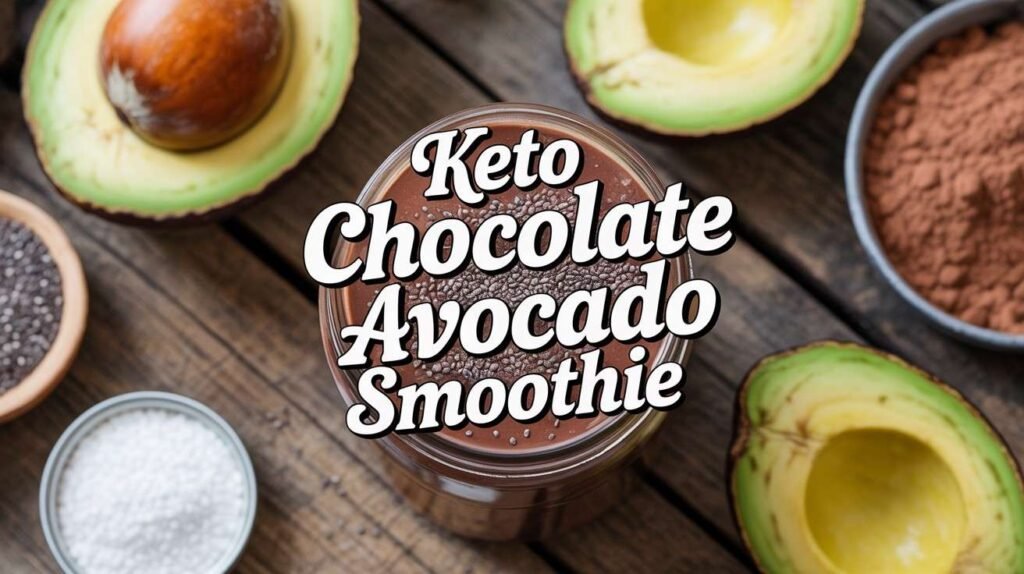 Keto Chocolate Avocado Smoothie