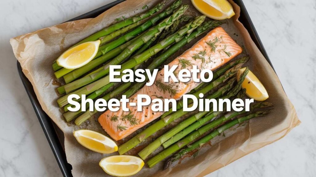 Keto Baked Salmon with Asparagus