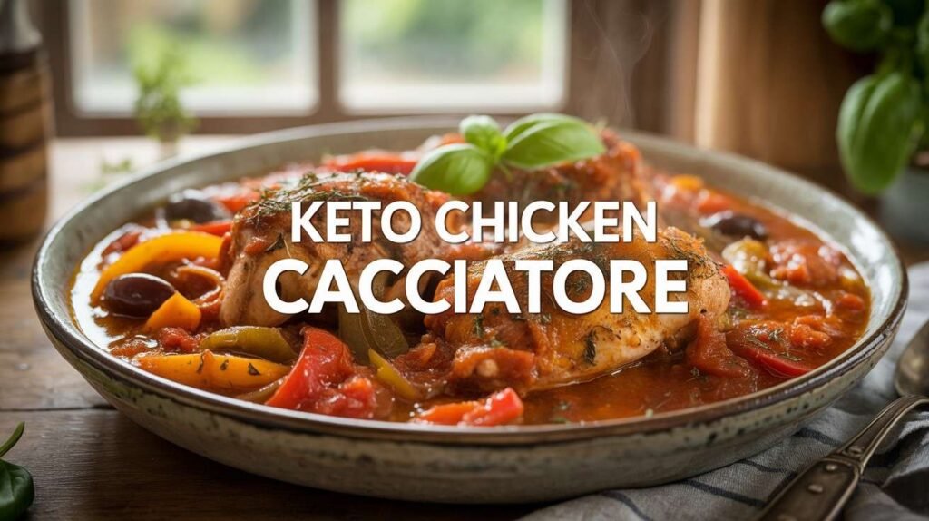 Keto Chicken Cacciatore