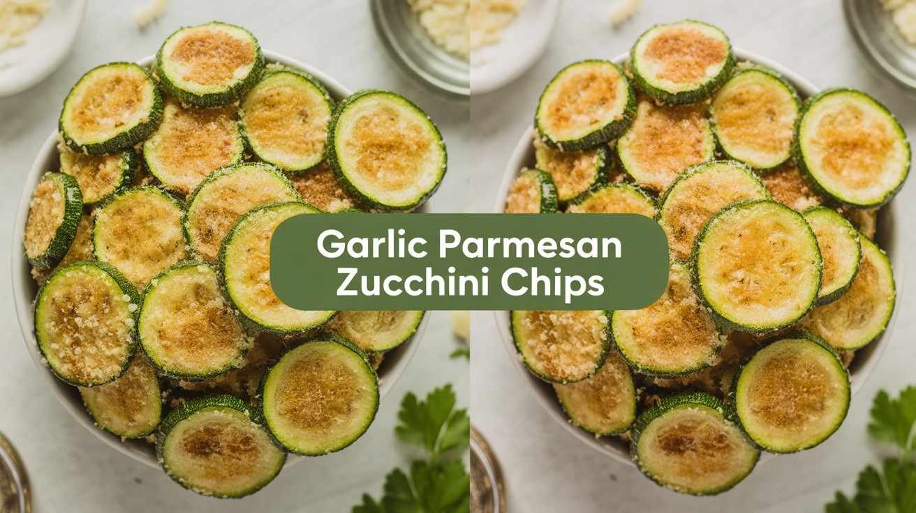 Garlic Parmesan Zucchini Chips