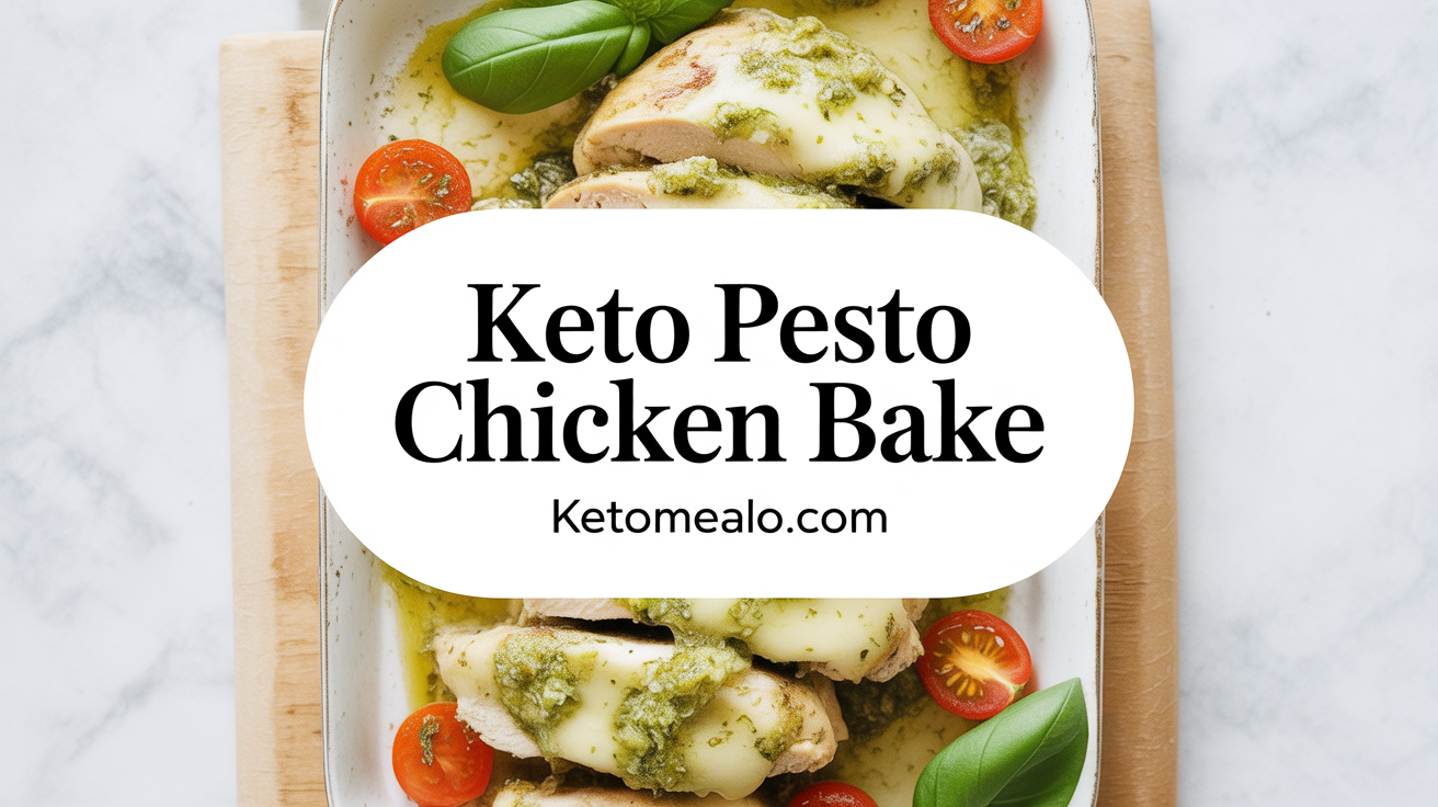 Keto Pesto Chicken Bake