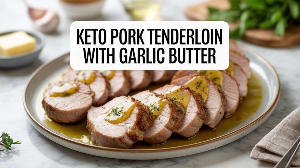 Keto Pork Tenderloin with Garlic Butter