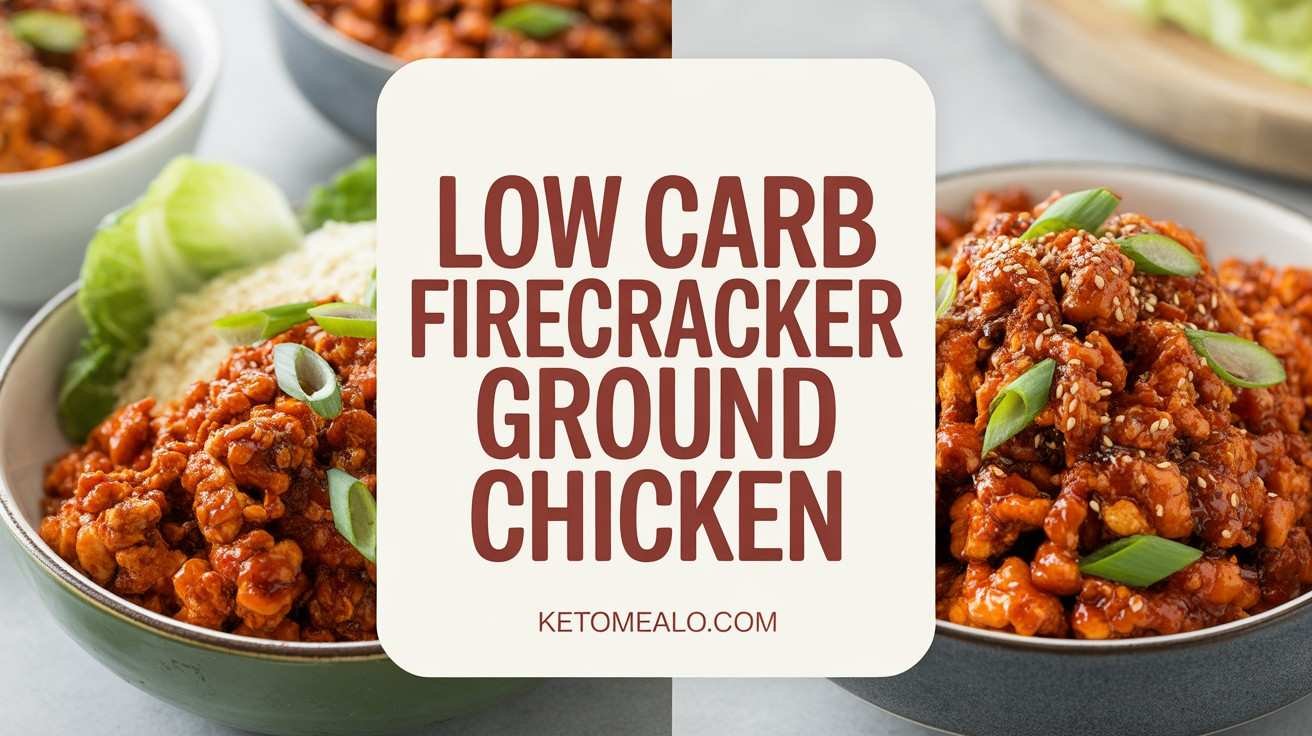 Low Carb Firecracker Ground Chicken