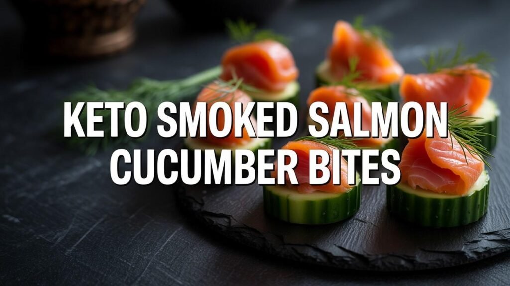 Keto Smoked Salmon Cucumber Bites