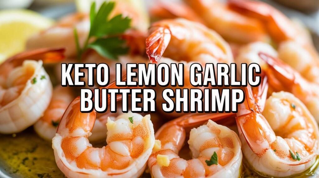 Keto Lemon Garlic Butter Shrimp