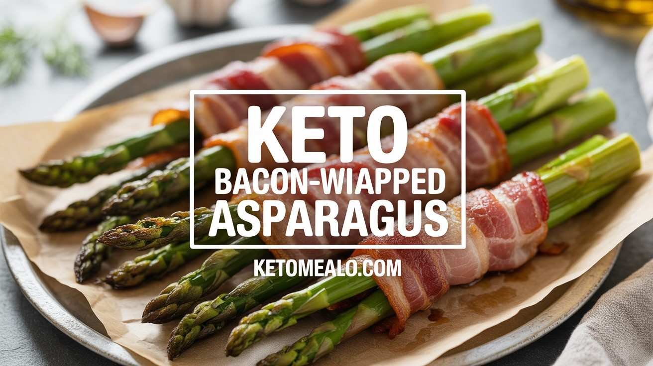 Keto Bacon-Wrapped Asparagus