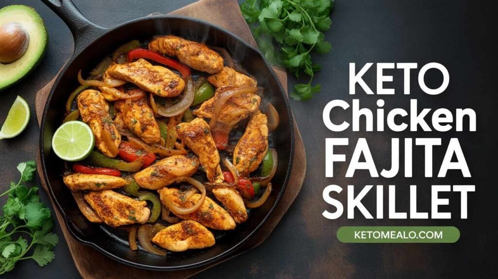 Keto Chicken Fajita Skillet
