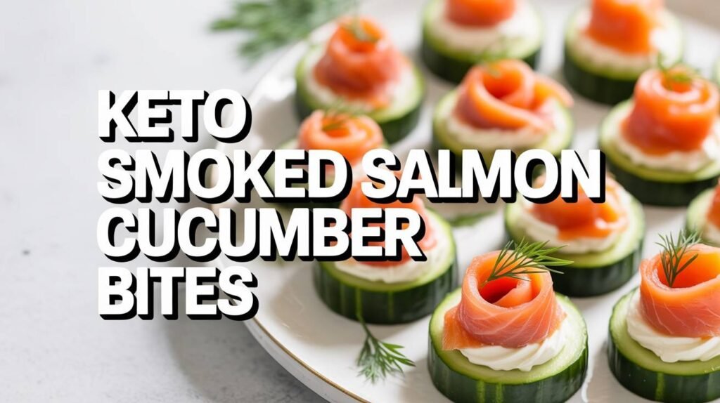Keto Smoked Salmon Cucumber Bites