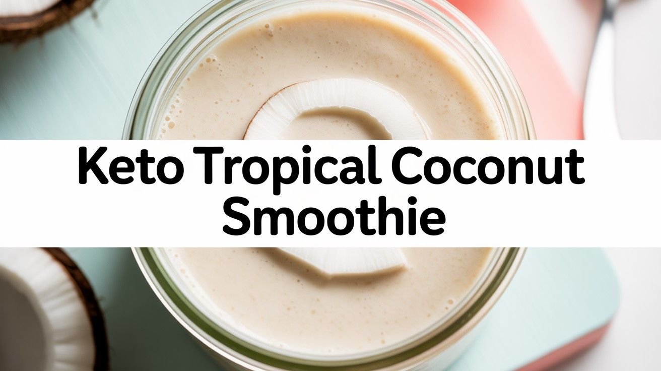 Keto Tropical Coconut Smoothie