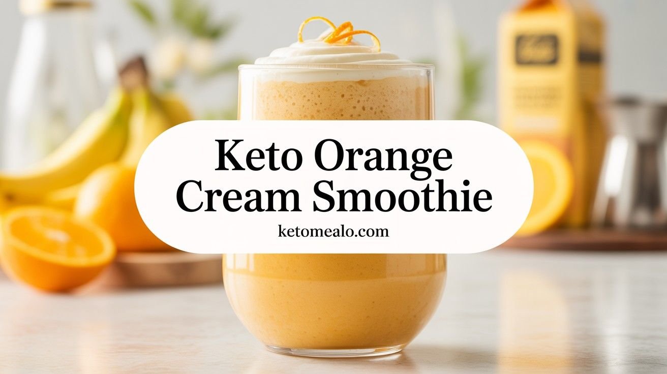 Keto Orange Cream Smoothie