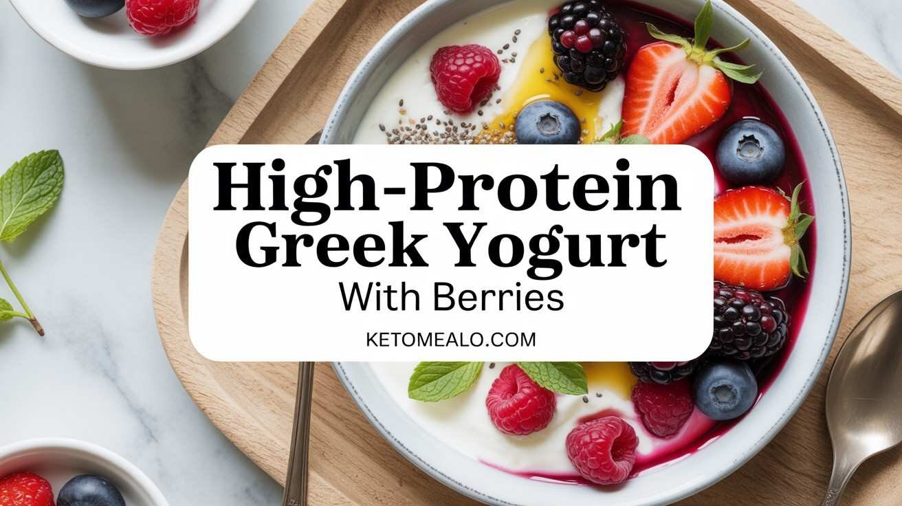 High-Protein Greek Yogurt with Berries