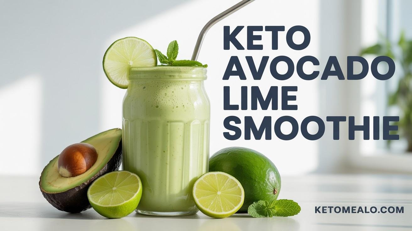 Keto Avocado Lime Smoothie