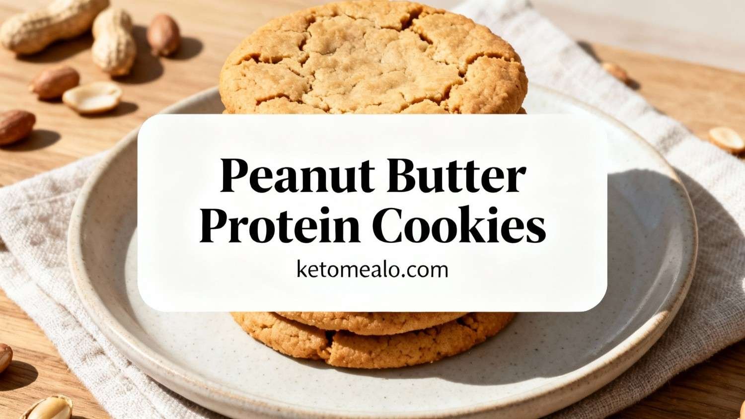 Peanut Butter Protein Cookies