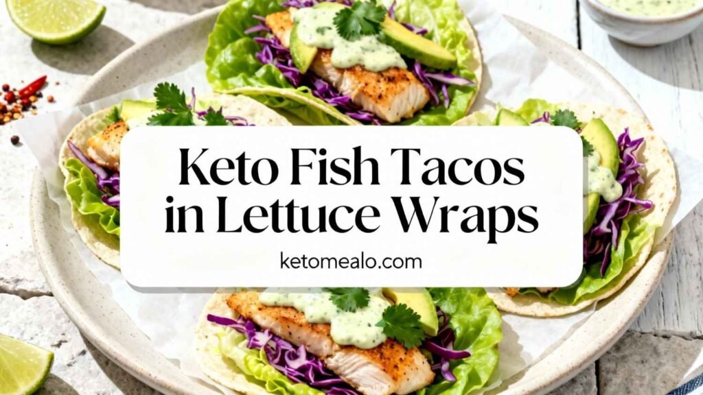 Keto Fish Tacos in Lettuce Wraps
