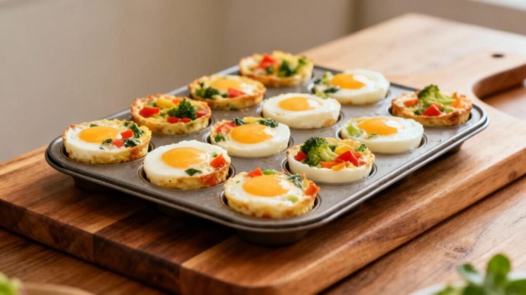 Egg White Bites with Veggies