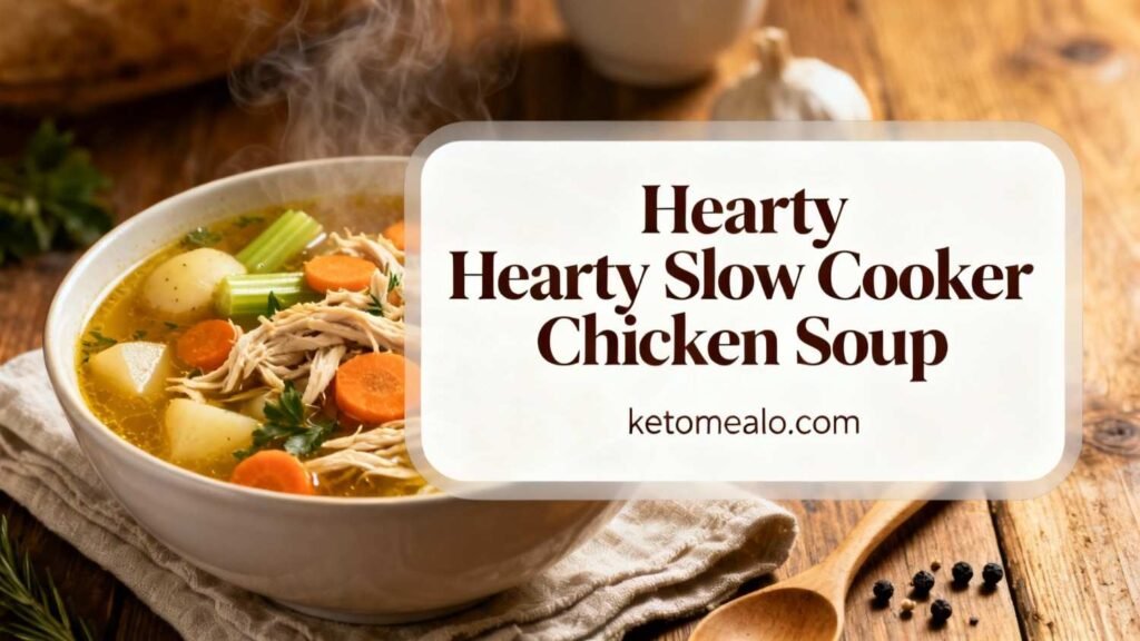 Hearty Slow Cooker Chicken Soup