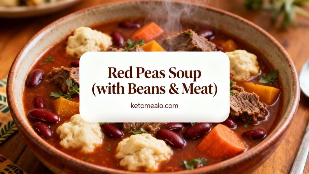 Red Peas Soup (with Beans & Meat)
