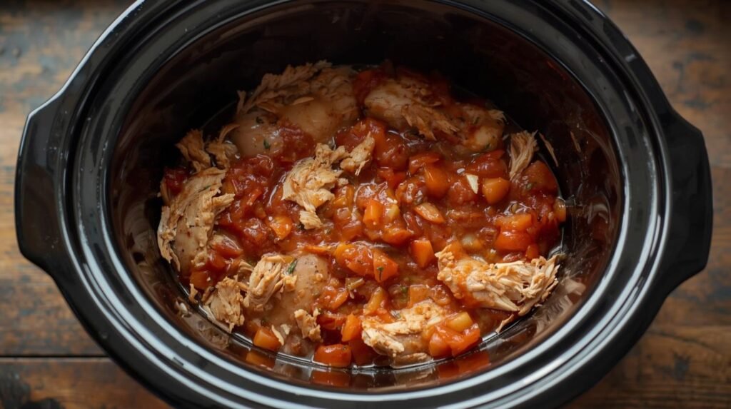 Crockpot Salsa Chicken
