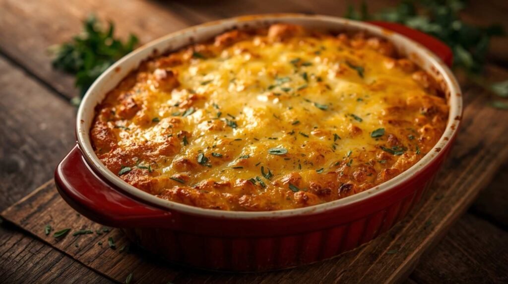 Hearty Ground Beef & Zucchini Casserole