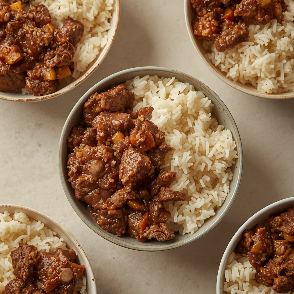 10. Beef and Rice Bowls