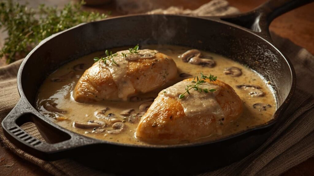 Creamy Smothered Chicken Skillet