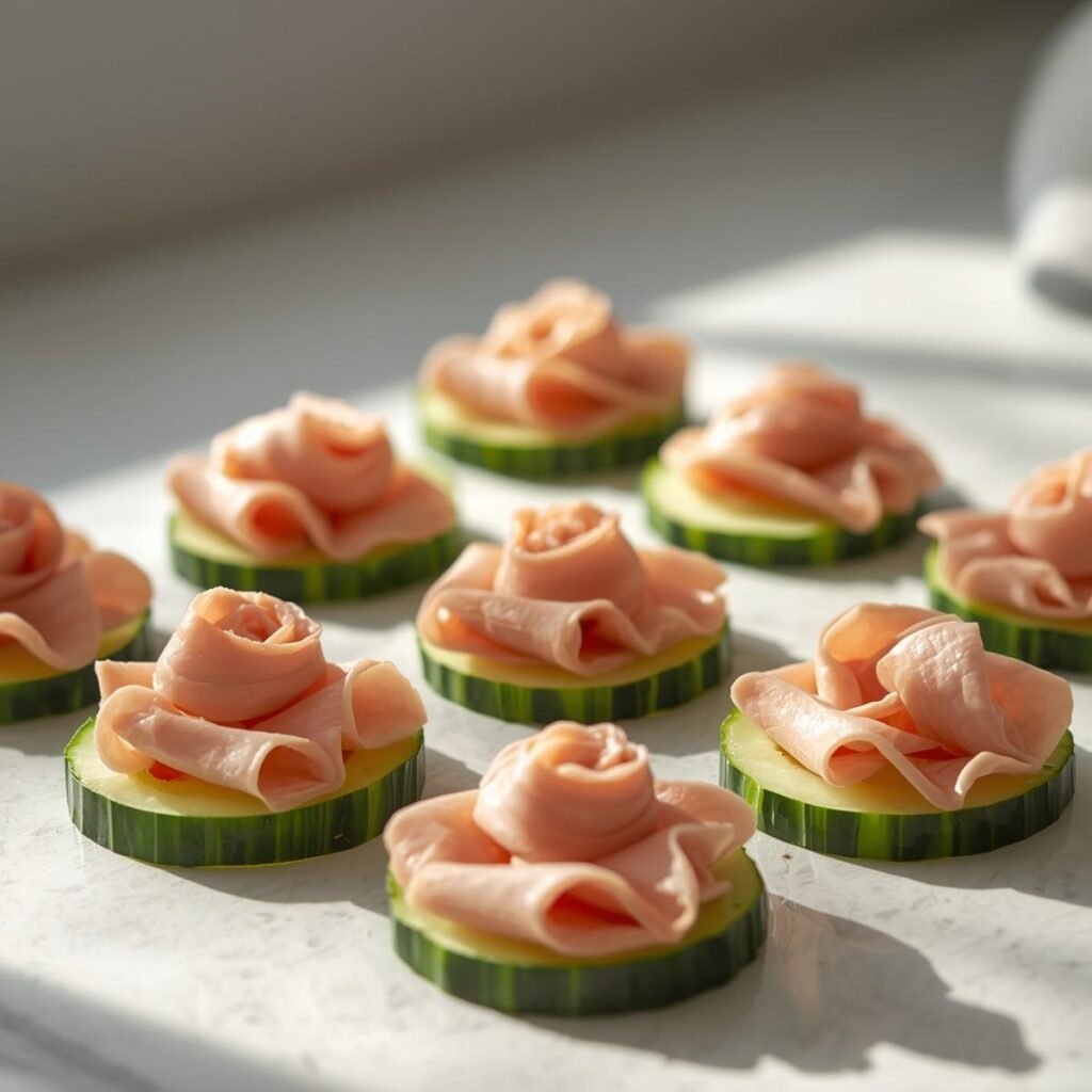 Cucumber & Turkey Bites