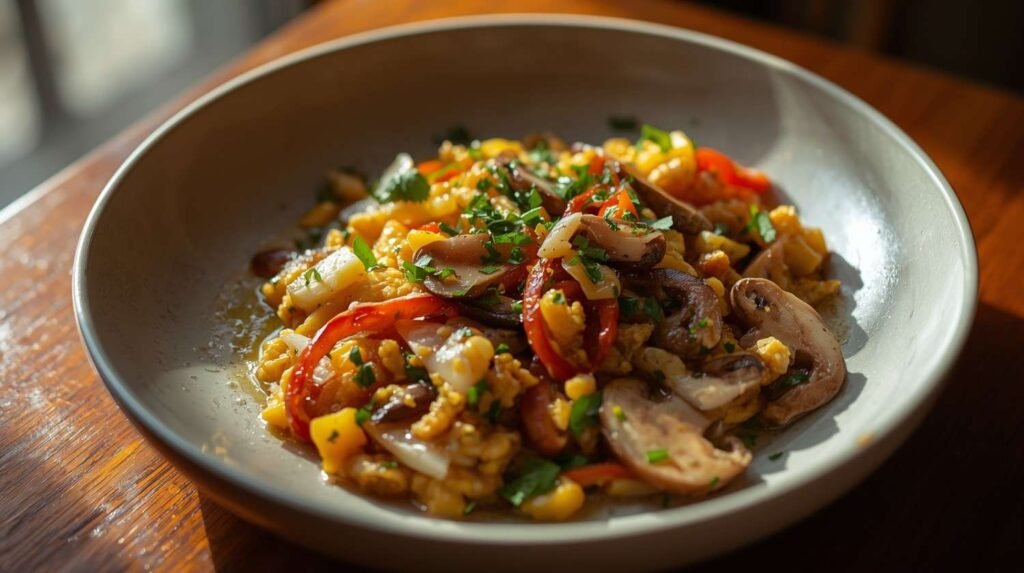 Veggie-Packed Protein Scramble