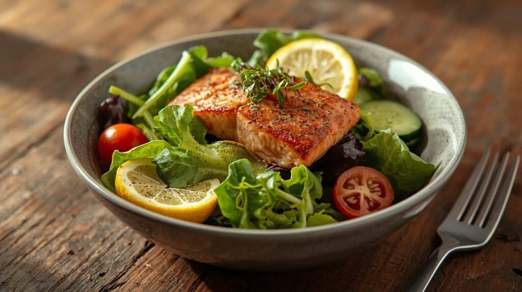 Mediterranean-Style Salmon Salad