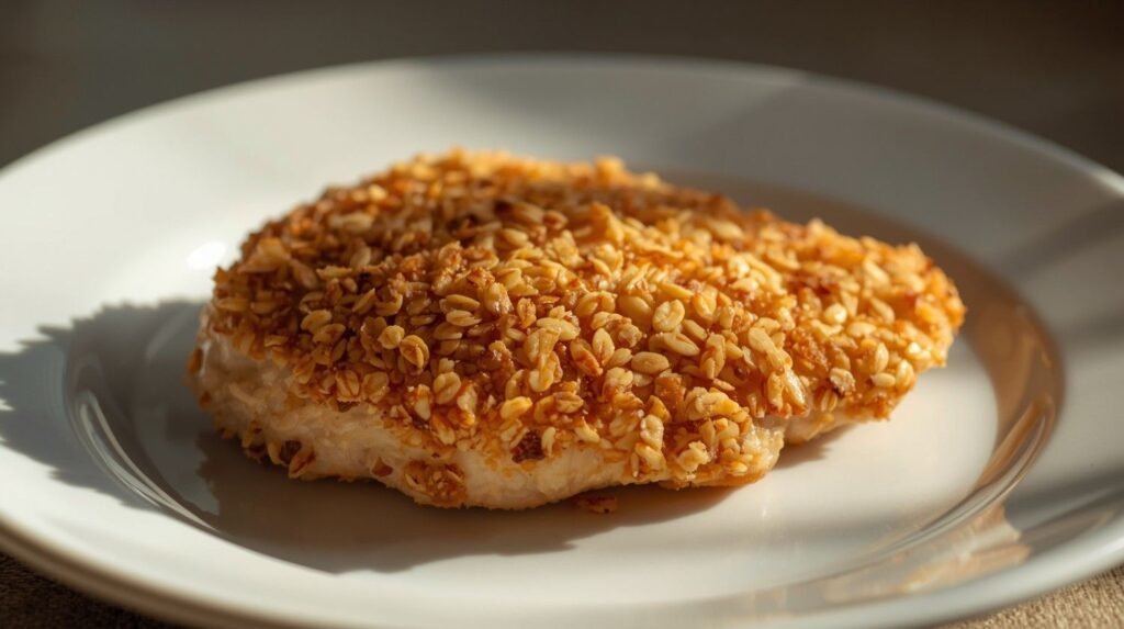 Oat-Crusted Baked Chicken