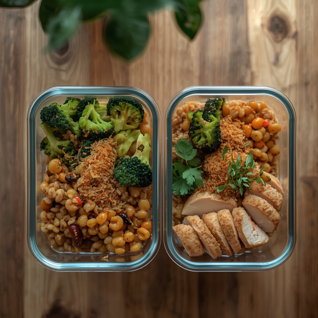 18. Protein-Packed Lentil and Chicken Bowls